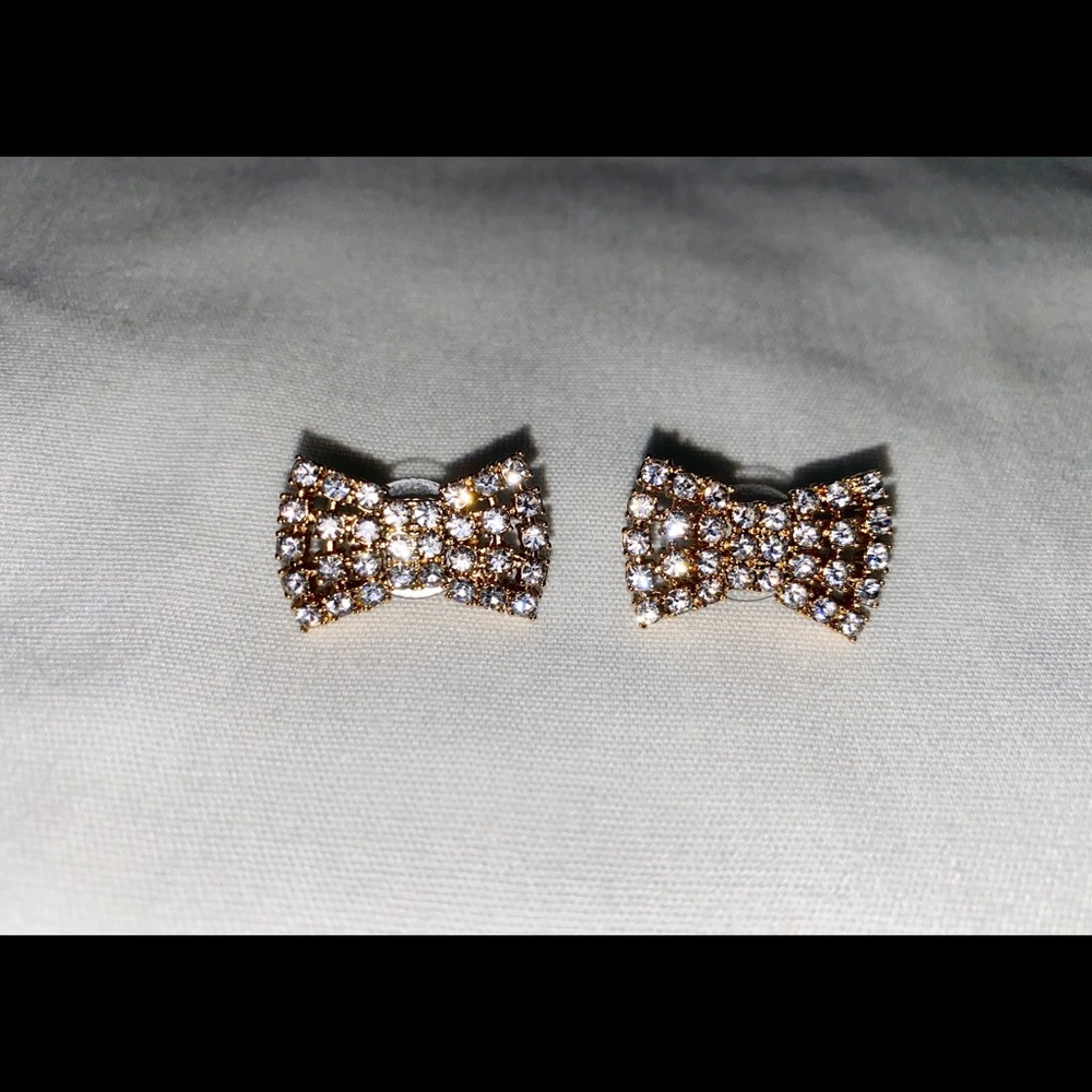 Kate Spade Sparkling Bow Necklace and Earring Set - Picture 5 of 12